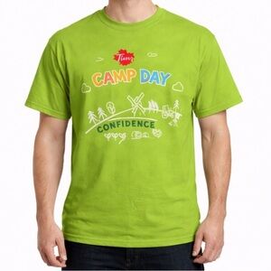 Tim Horton’s Green Camp Day Short Sleeve Shirt